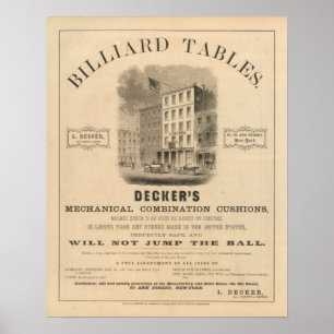 Vignette of retail establishment Advertisement Poster