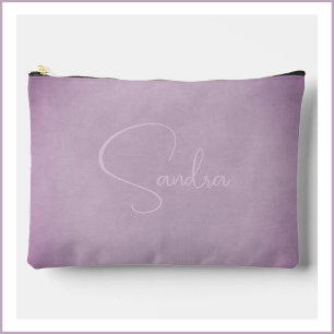 Vignettes Mottled and Faded Violet Purple with Nam Accessory Pouch