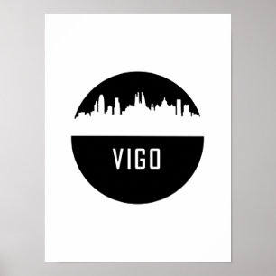 Vigo cities of Spain Poster