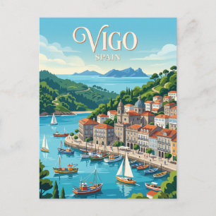 Vigo, Spain Postcard