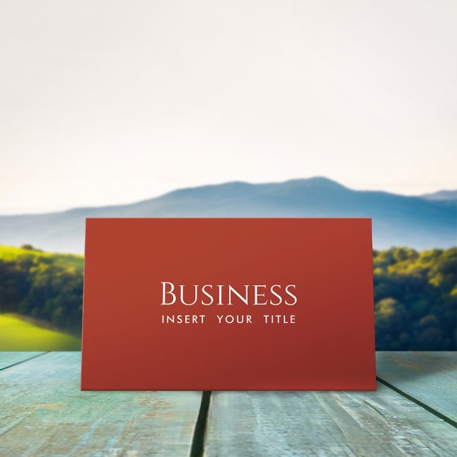 Vigourous Red Business Card (Creator Uploaded)