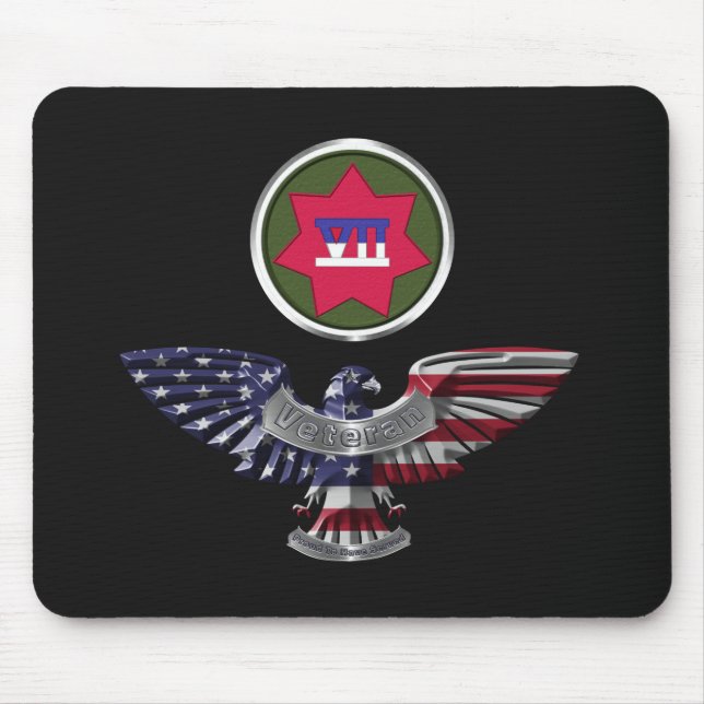VII Armored Corps Eagle Mouse Pad (Front)