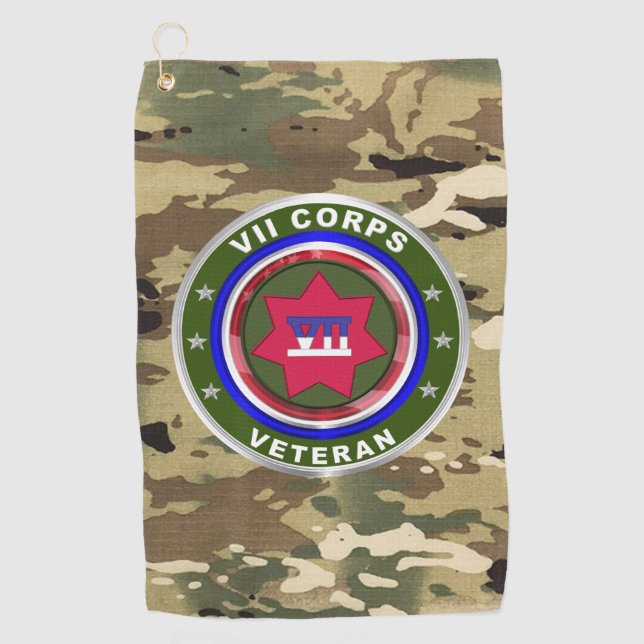 VII CORPS  GOLF TOWEL (Front)