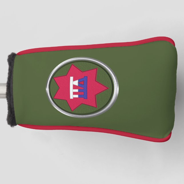 VII Corps “The Jayhawk Corps” Golf Head Cover (Front)