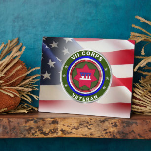 VII Corps Veteran Plaque