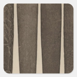 VII Stone pipes, So Calif Square Sticker