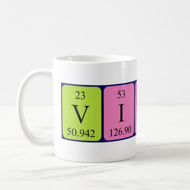Viivi periodic table name mug (Left)