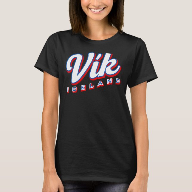 Vik Iceland T-Shirt (Front)