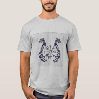 viking age vegvsir icelandic magical staves rune T-Shirt