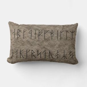 Viking Alphabet Lumbar Cushion