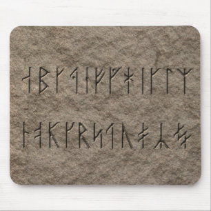 Viking Alphabet Mouse Pad