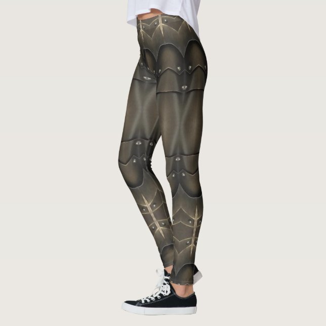 Viking  Armor Abstract design Leggings (Left)