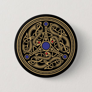 Viking Art Design 6 Cm Round Badge