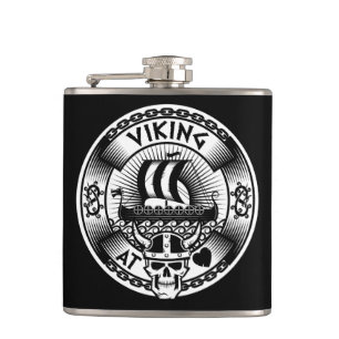 Viking at Heart Hip Flask