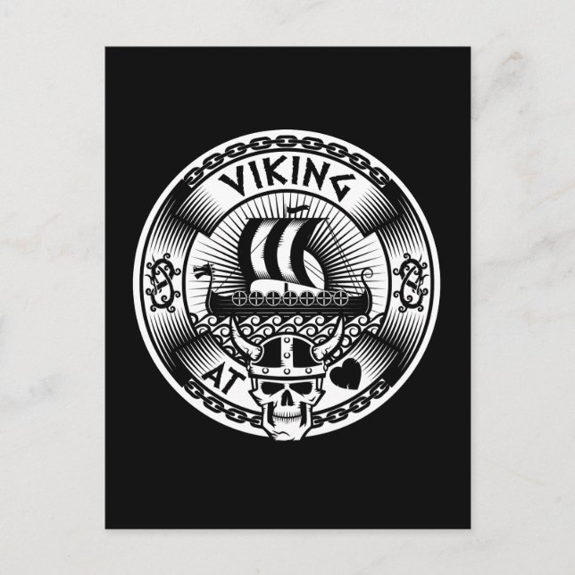 Viking at Heart Postcard (Front)
