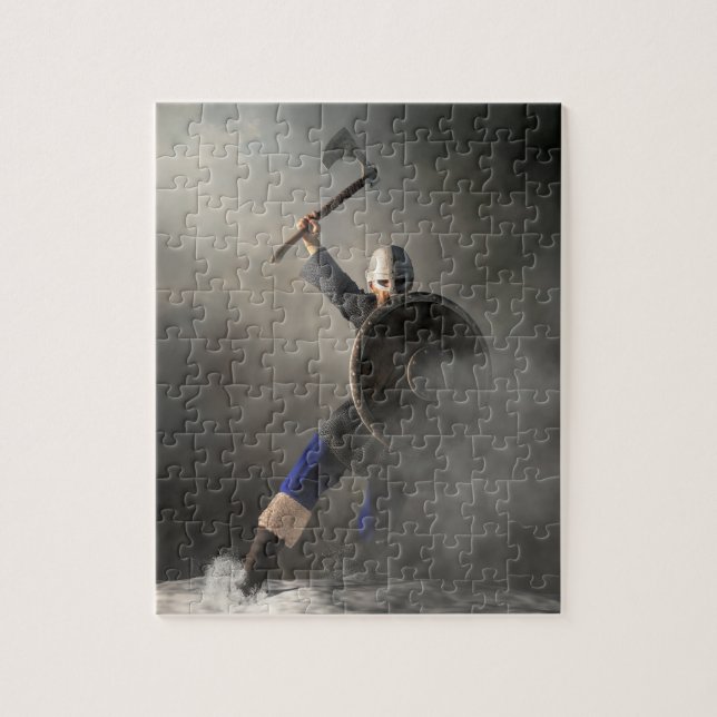 Viking Attack Jigsaw Puzzle (Vertical)