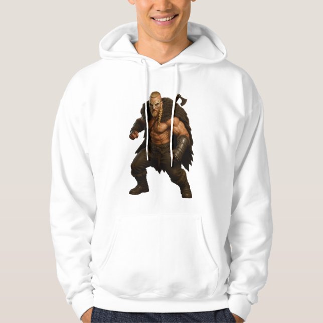 Viking Barbarian Hero Hoodie (Front)