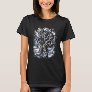 Viking Bear Viking Axe Viking Shield Warrior Veg T-Shirt