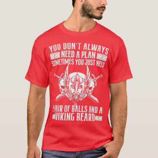 Viking Beard And Balls T-Shirt