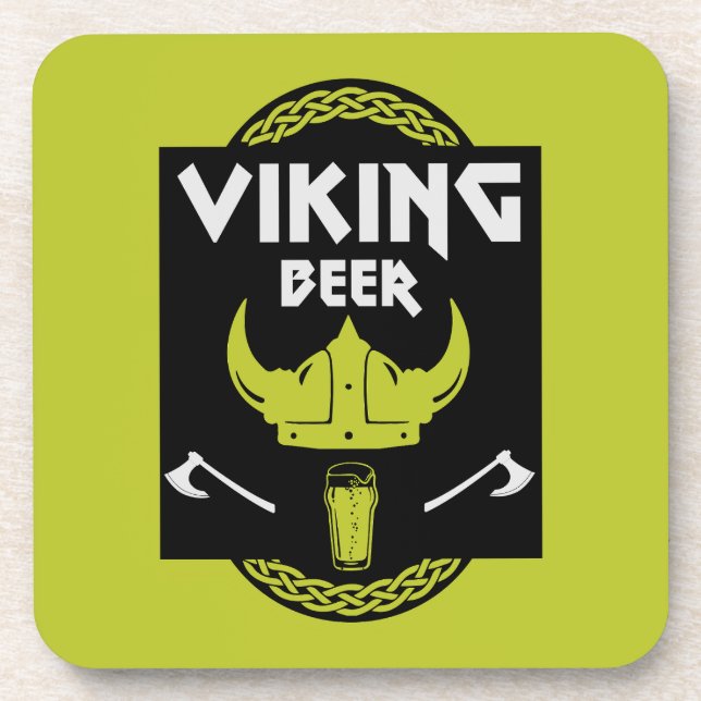 Viking Beer Drinker Coaster (Front)