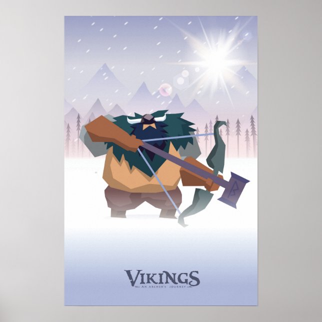 Viking berserker poster (Front)