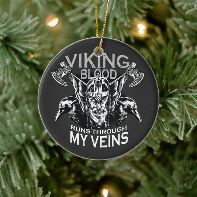 Viking blood ceramic ornament (Tree)
