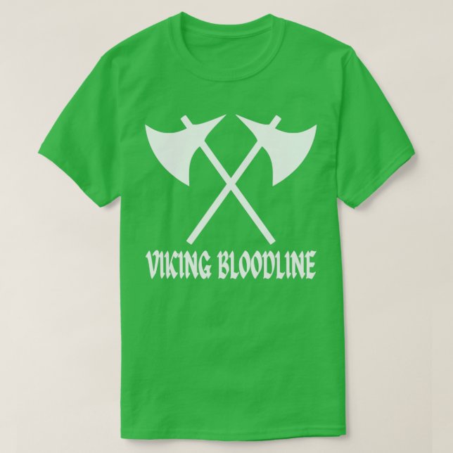 Viking Bloodline Ax Scandinavia Classic TShirt (Design Front)