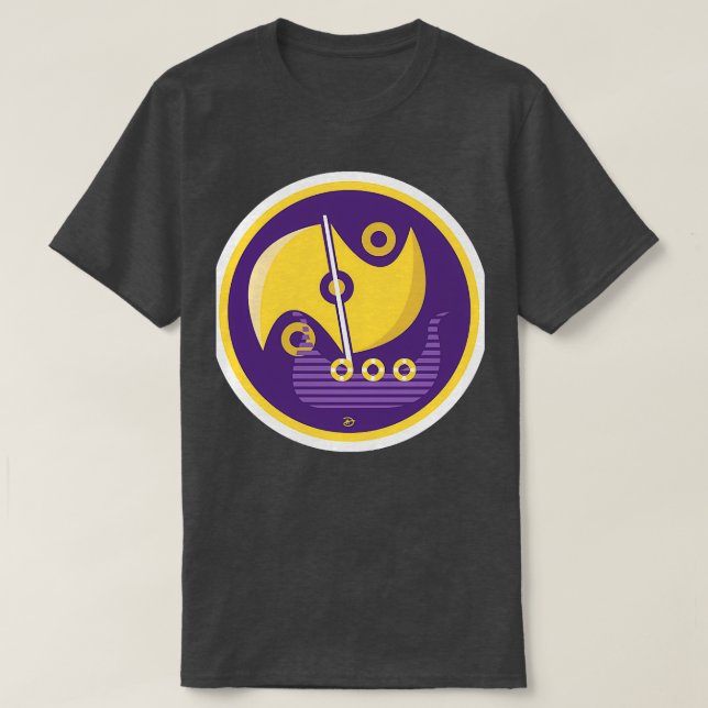Viking Boat 6 T-Shirt (Design Front)