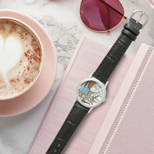 Viking Cat Blue Dragon Watch