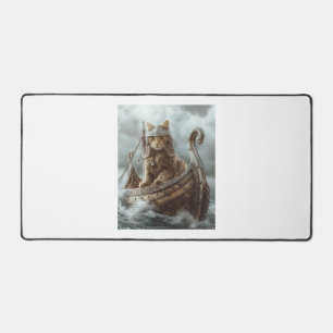 Viking Cat Desk Mat