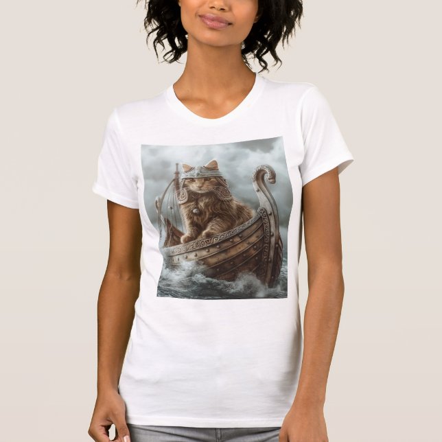 Viking Cat T-Shirt (Front)