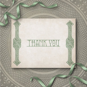 Viking Celtic Gamer Wedding Thank You Card