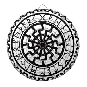 Viking Celtic Sun Rune Calendar Dartboard