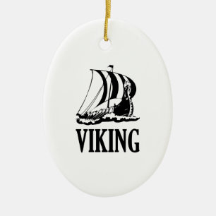 Viking Ceramic Tree Decoration