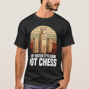 Viking Chess Lawn Game Kubb Yard Game Set Legend K T-Shirt
