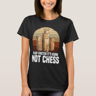 Viking Chess Lawn Game Kubb Yard Game Set Legend K T-Shirt