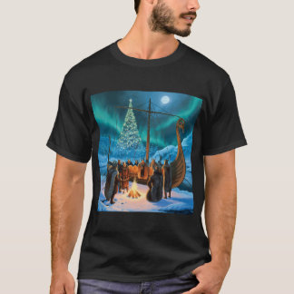 Viking Christmas Bonfire T-Shirt