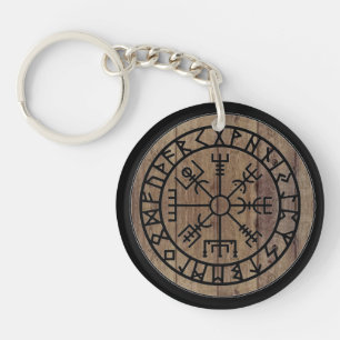 Viking Compass Key Ring