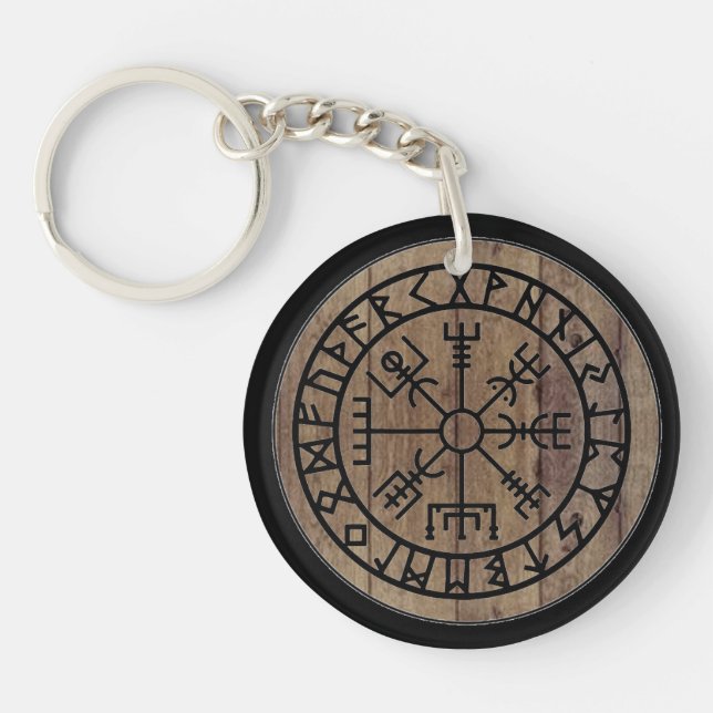 Viking Compass Key Ring (Front)