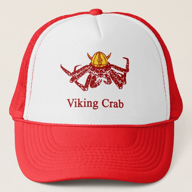 Viking crab trucker hat (Front)