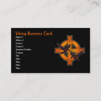 Viking Cross Business Card