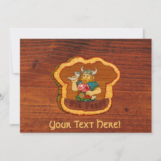 Viking Customisable Invitation (Front)