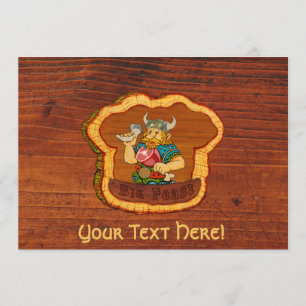 Viking Customisable Invitation