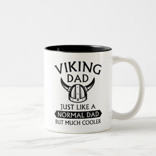 Viking Dad Two-Tone Coffee Mug