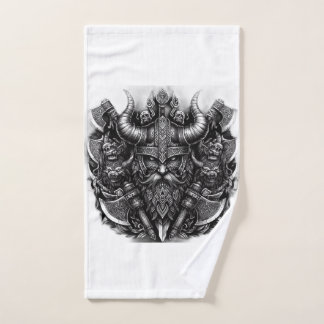 Viking design bath towel set