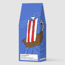 Viking Dragon Ship Party Favour Coffee