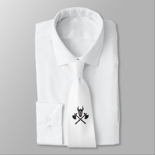 Viking emblem tie