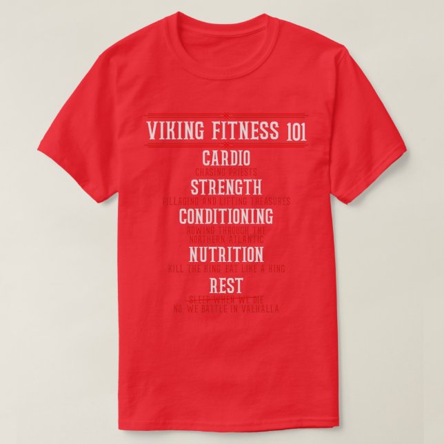 Viking fitness T-Shirt (Design Front)