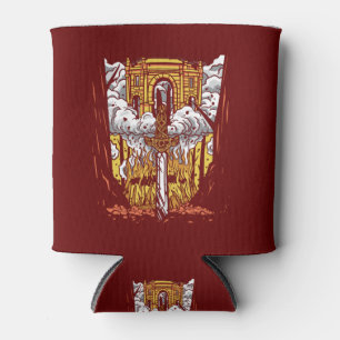 Viking Funeral Can Cooler