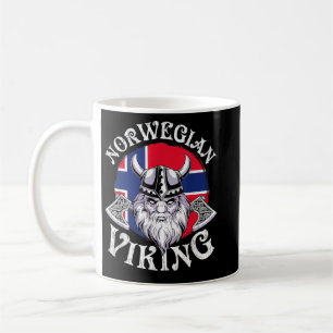 Viking Funny Norway Flag Vikings Coffee Mug